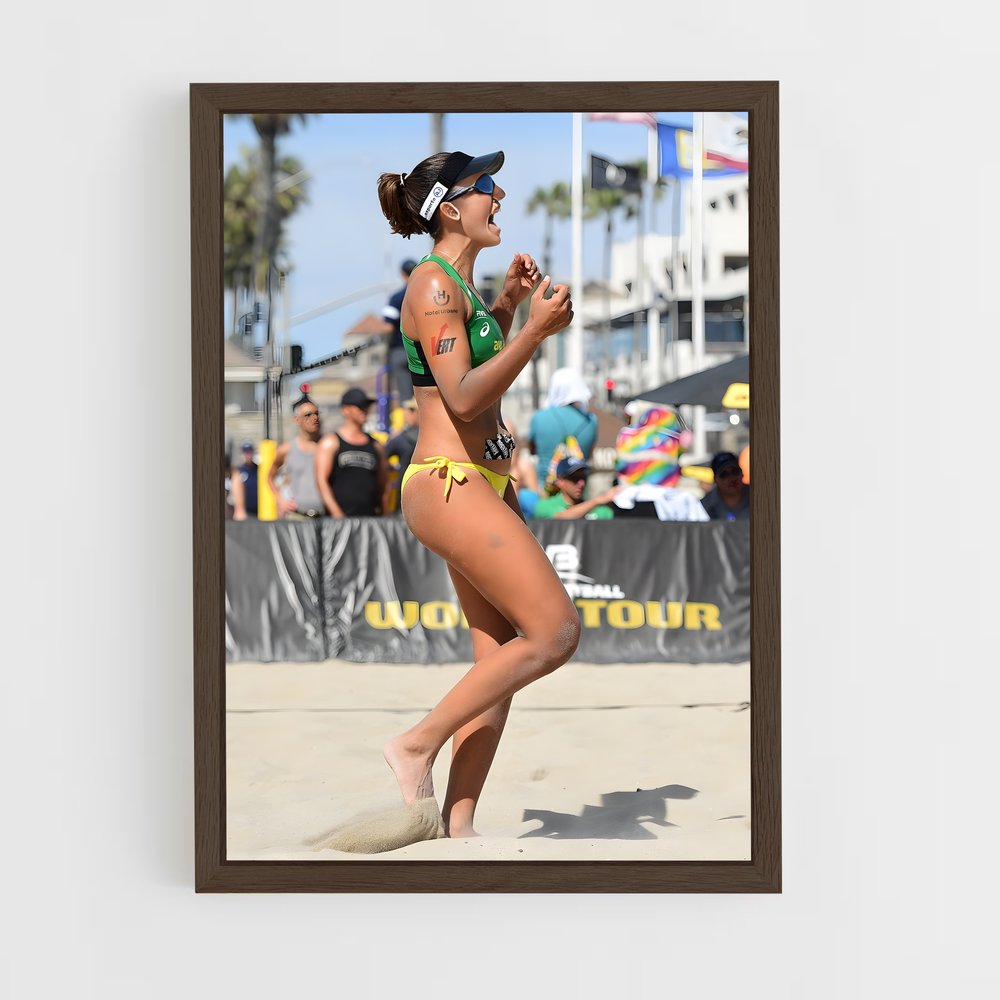 Poster Barbara seixas – affiche Beach-volley (vue 5)